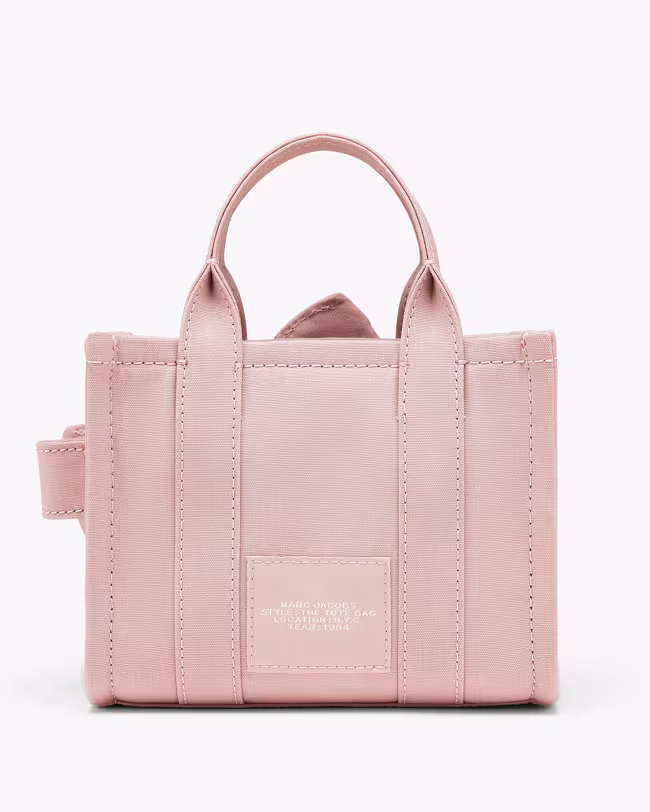 Crossbody Tote In Canvas With Oversized Bow - image 3