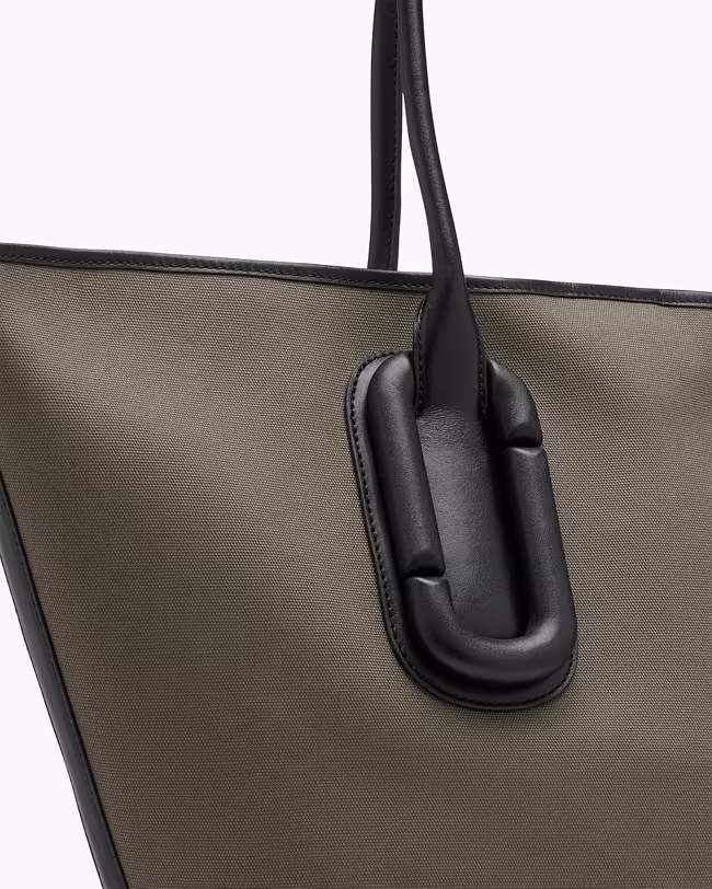Babe Tote In Cotton Canvas - image 3