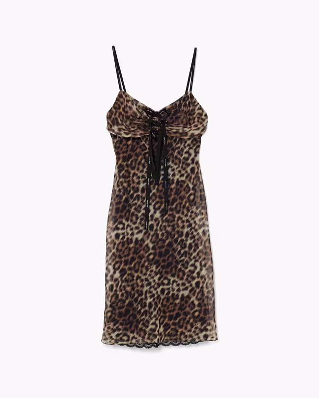 Leopard Slip Dress - image 2