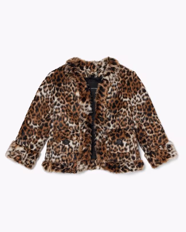 Faux Fur Leopard Jacket - image 2