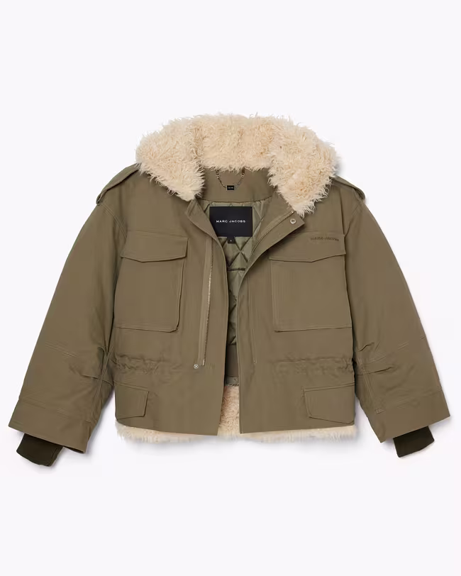 Cropped Cargo Parka - image 2