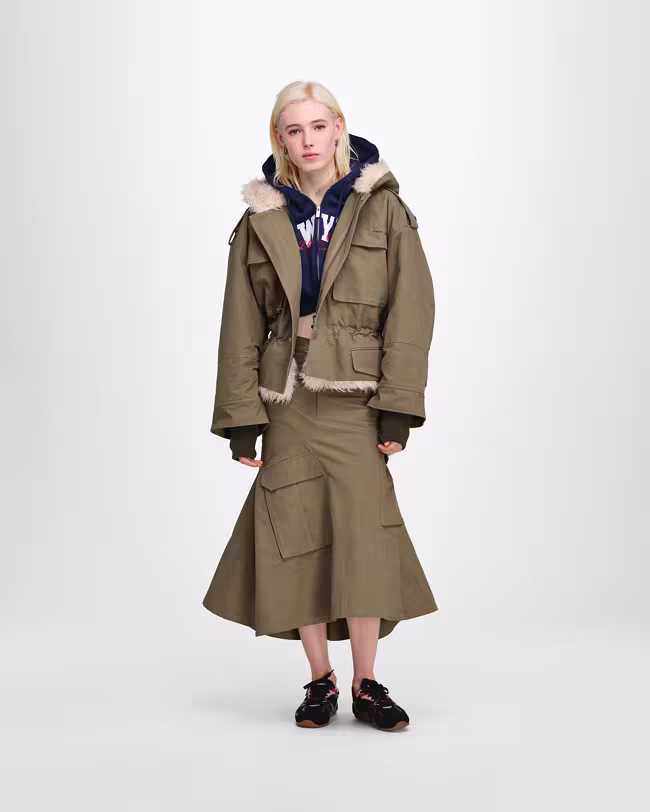 Cropped Cargo Parka - image 3