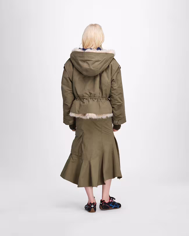 Cropped Cargo Parka - image 4