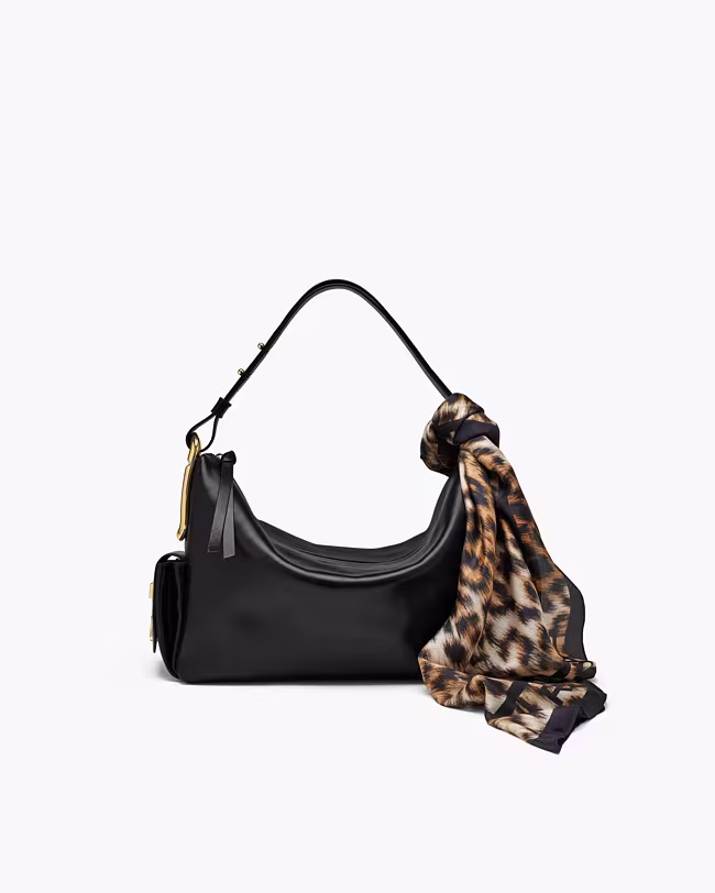 Leopard Silk Scarf - image 2