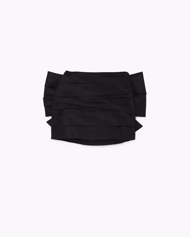 Bow Ruched Skirt - image 2