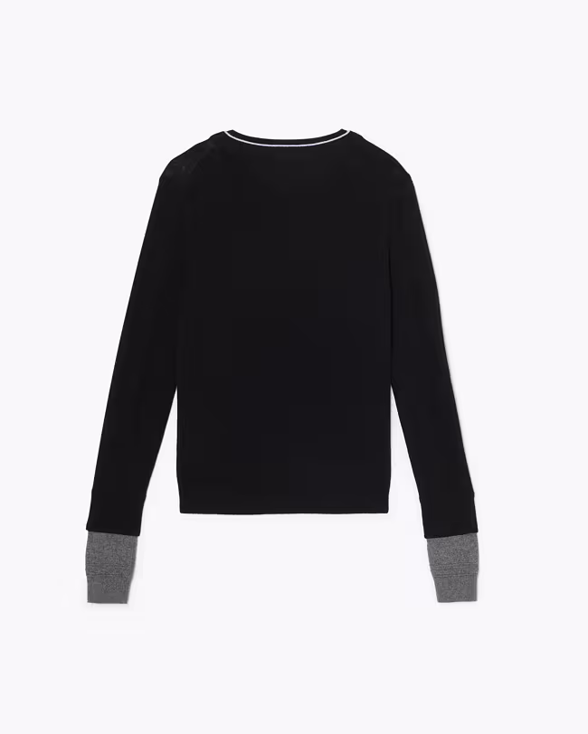 Layered V-Neck Sweater - image 4