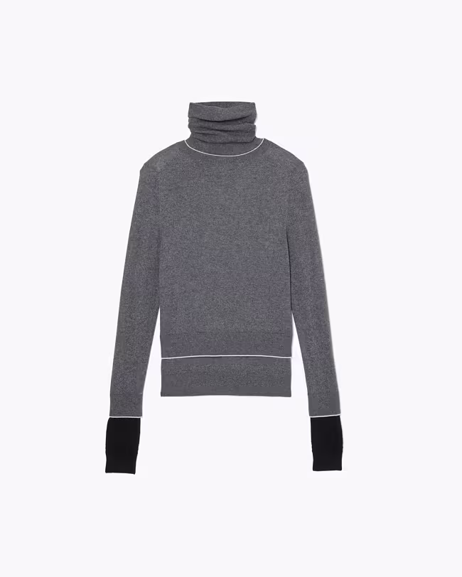 Layered Turtleneck Sweater - image 4