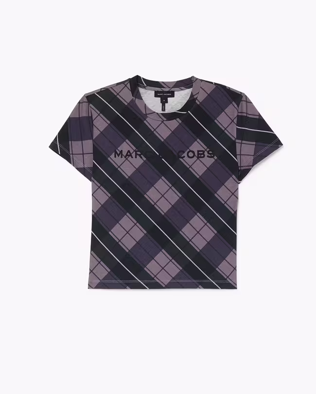 Plaid Logo Baby Tee - image 2