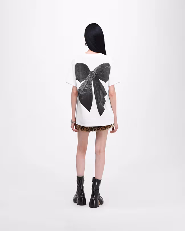 Bow Logo Oversized Tee - image 4