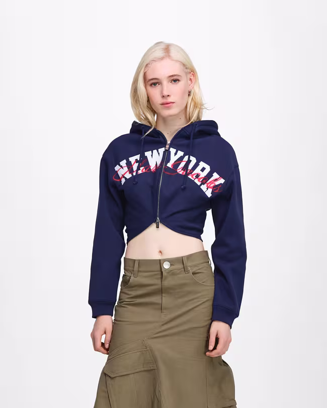 Canal St Cropped Zip-Up