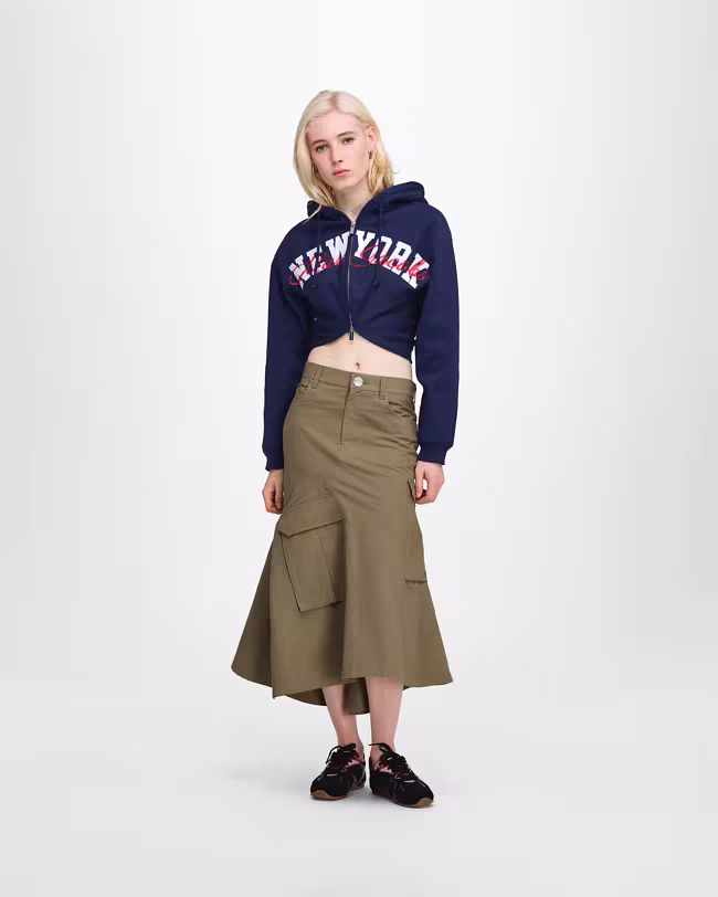 Canal St Cropped Zip-Up - image 3