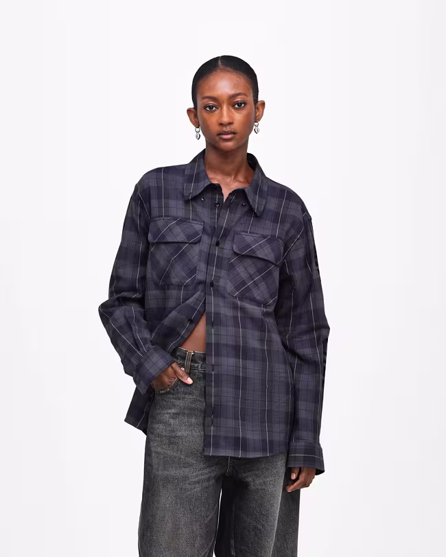 Plaid Flannel Shirt
