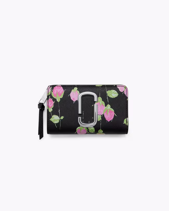 Snapshot Compact Wallet In Vintage Floral