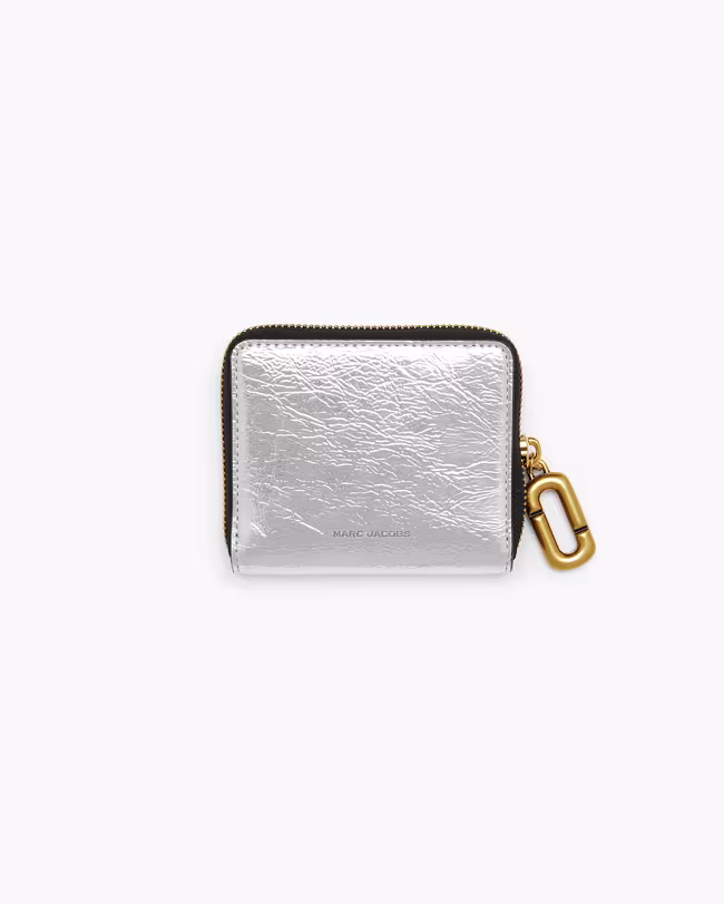 Scene Slim Compact Wallet In Metallic - image 2