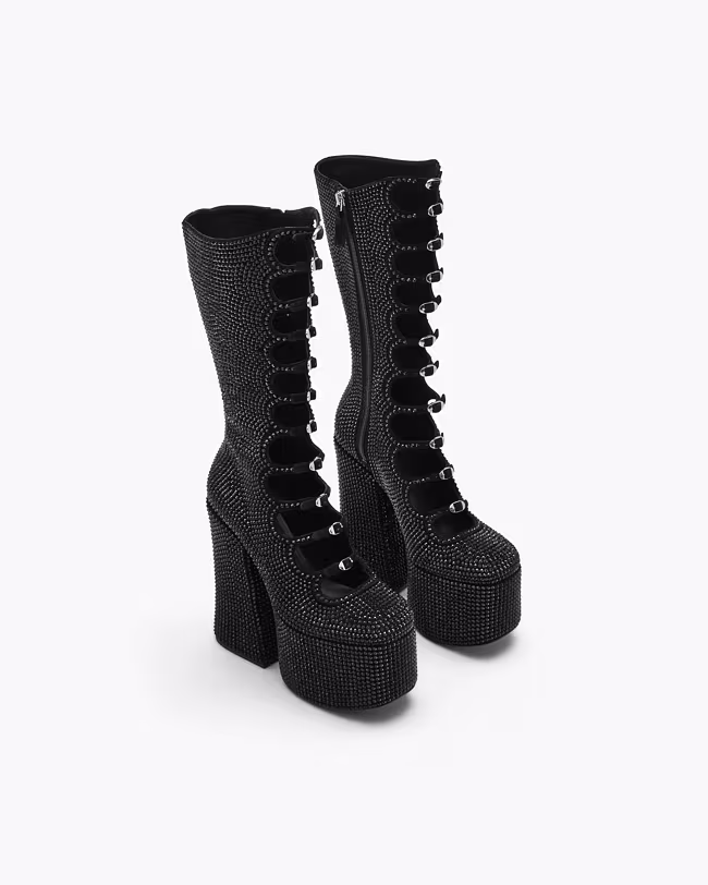 The Rhinestone Kiki Knee-High Boot - image 3