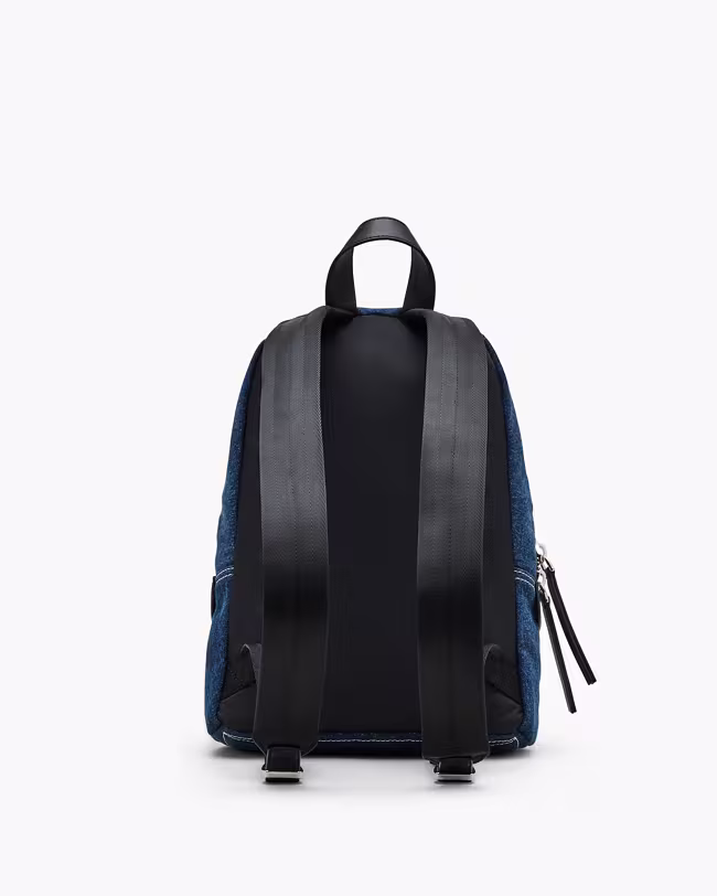 The Biker Colorblock Denim Medium Backpack - image 3