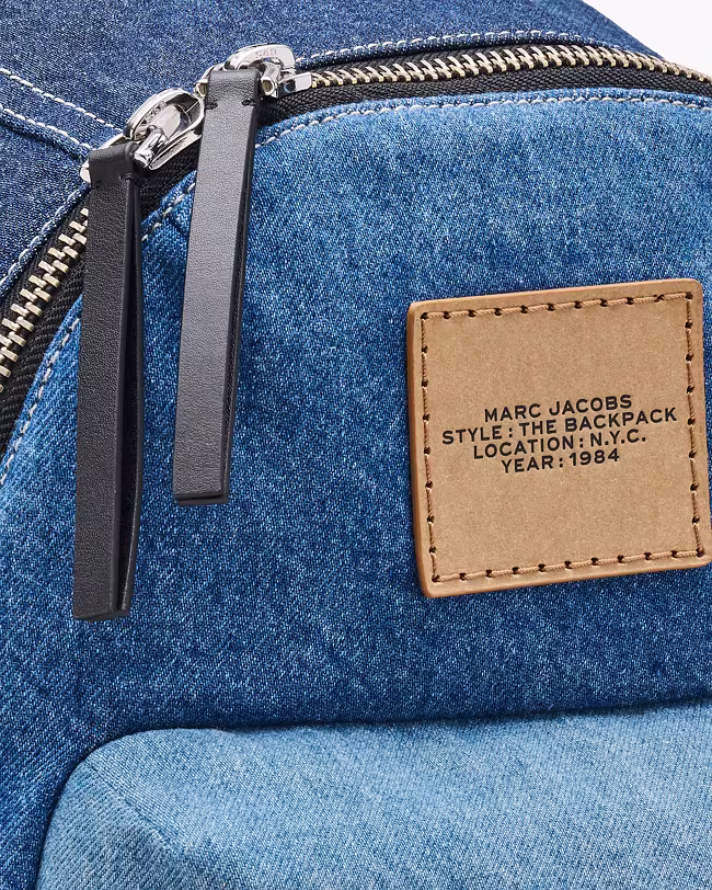 The Biker Colorblock Denim Large Backpack - image 4