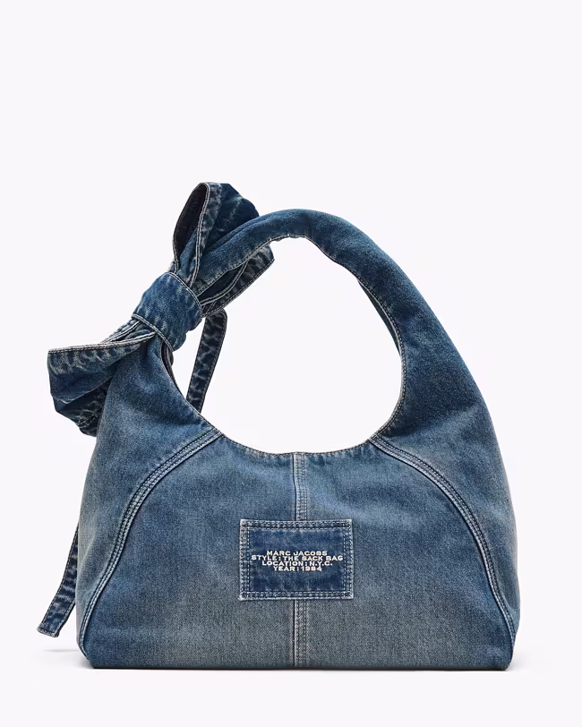 The Bow Denim Sack Bag - image 3