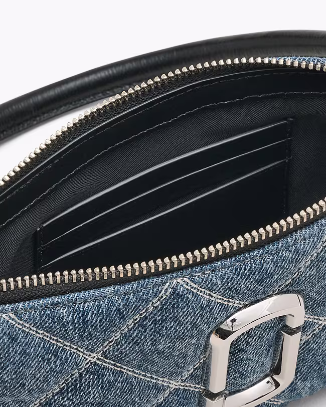 The Quilted Denim Snapshot Convertible Shoulder Bag - image 4