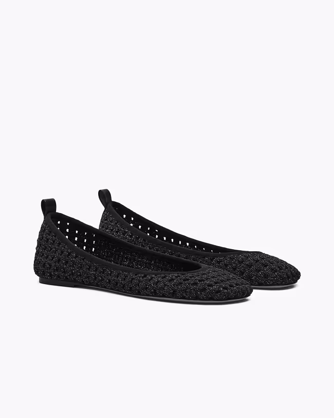 The Crochet Lace Up Ballerina