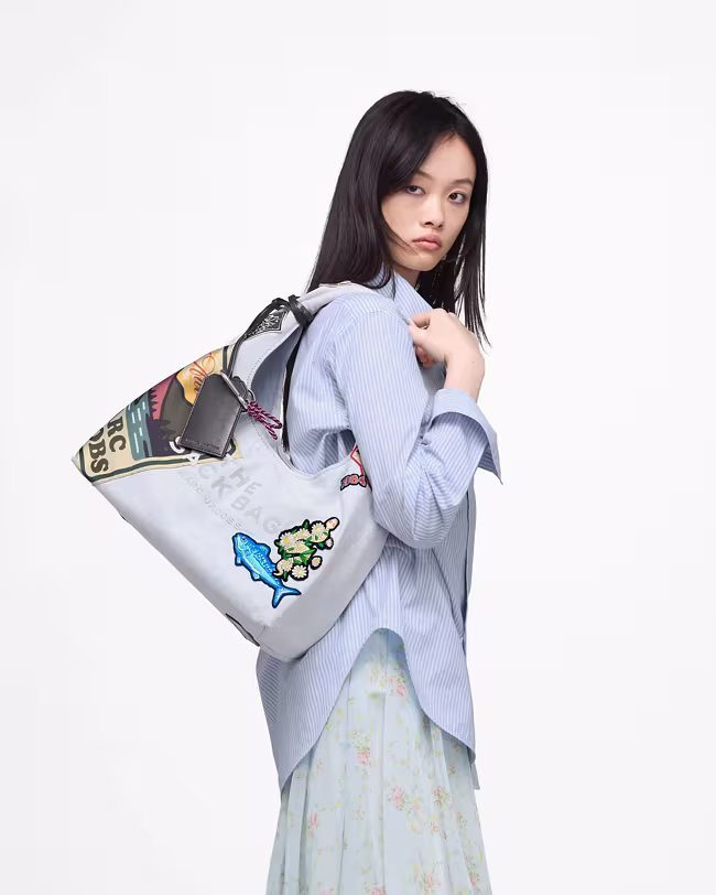 The Camp Patchwork Denim Sack Bag - image 2