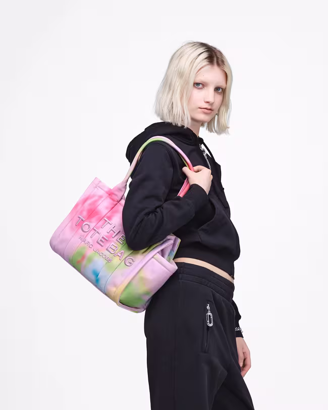 The Blurred Floral Medium Puffy Nylon Tote Bag - image 2