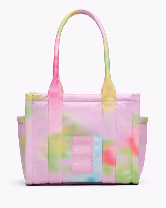 The Blurred Floral Medium Puffy Nylon Tote Bag - image 3