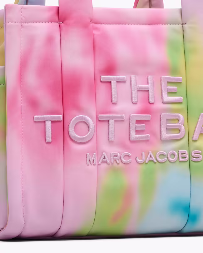 The Blurred Floral Medium Puffy Nylon Tote Bag - image 4