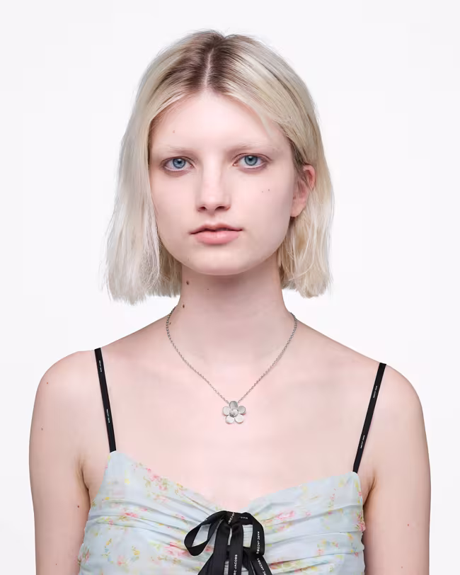 Mini Daisy Pendant Necklace - image 2