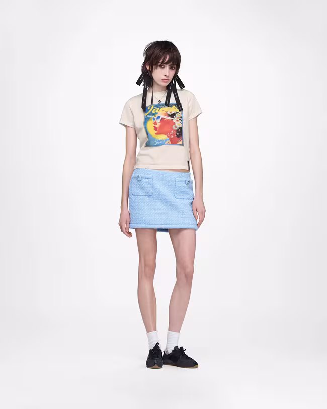 Pop J Marc Tweed Skirt - image 3