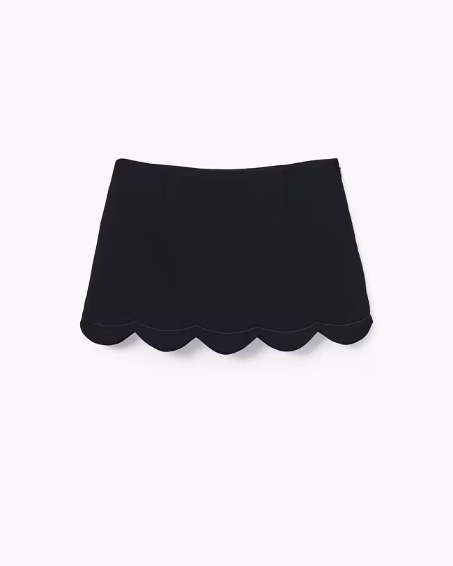 Scallop Daisy Wool Skirt - image 2