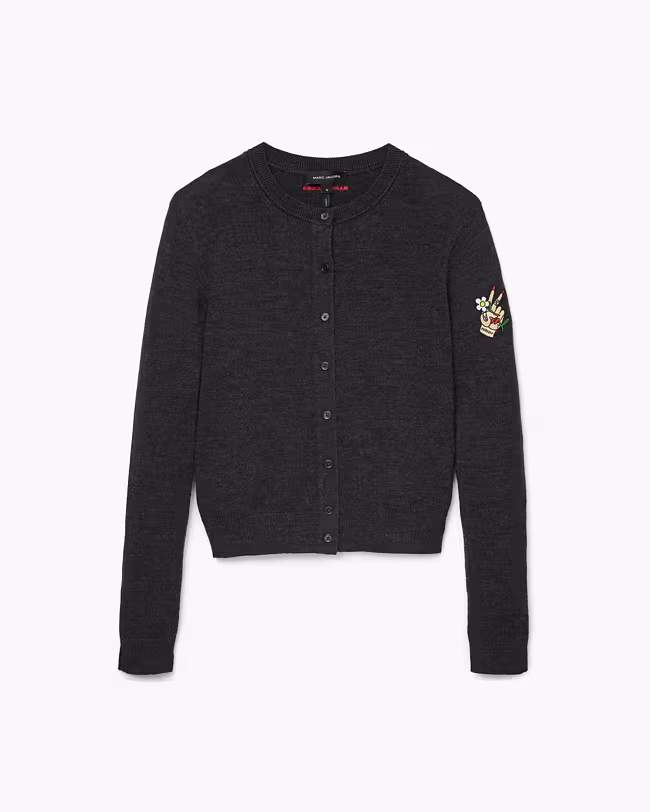 Tattoo Patch Cardigan - image 2
