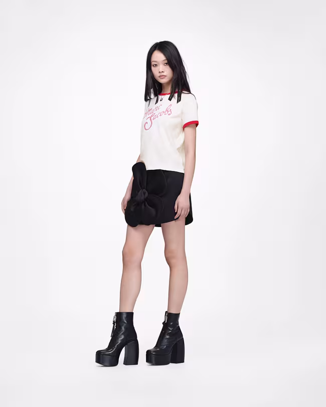 Marc Logo Ringer Femme Tee - image 4