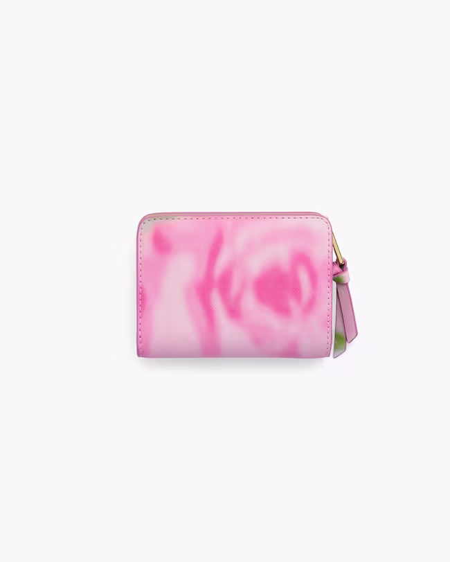 The Blurred Floral Snapshot Mini Compact Wallet - image 3