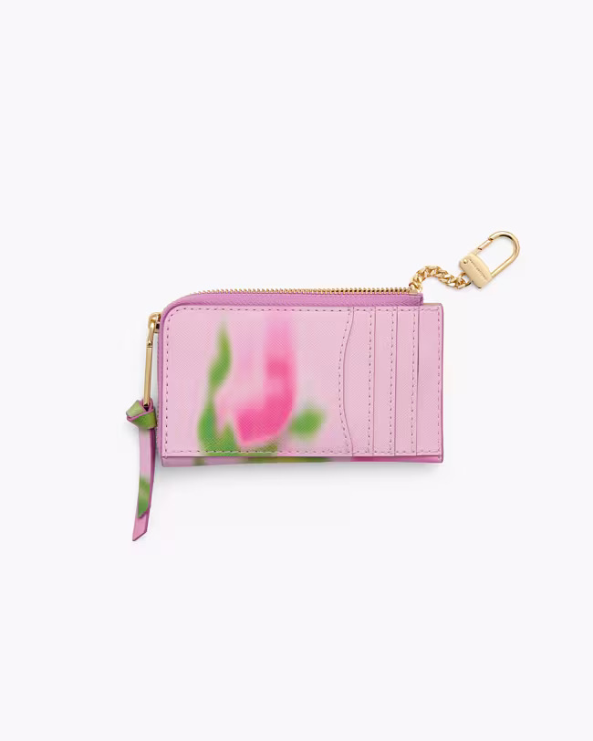 The Blurred Floral Snapshot Top Zip Multi Wallet - image 3
