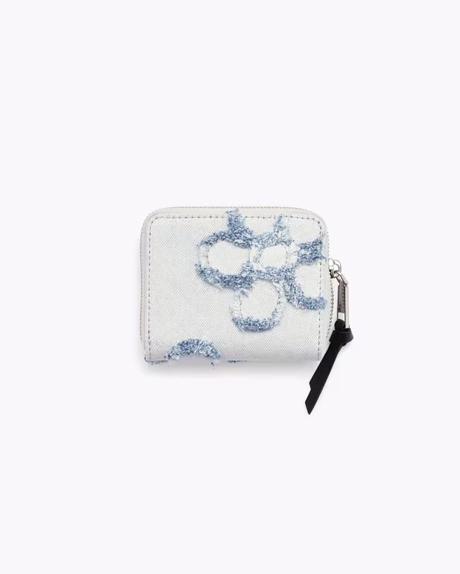 The Daisy Denim Mini Compact Wallet - image 3