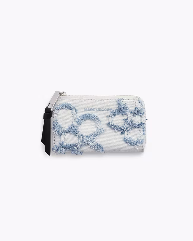 The Daisy Denim Top Zip Multi Wallet
