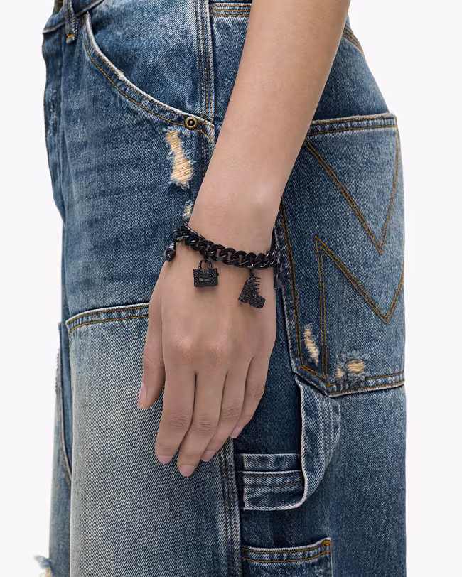 The Pave Mini Icon Charm Bracelet - image 2