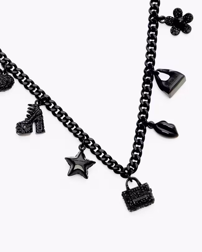 Mini Icon Pave Charm Necklace
