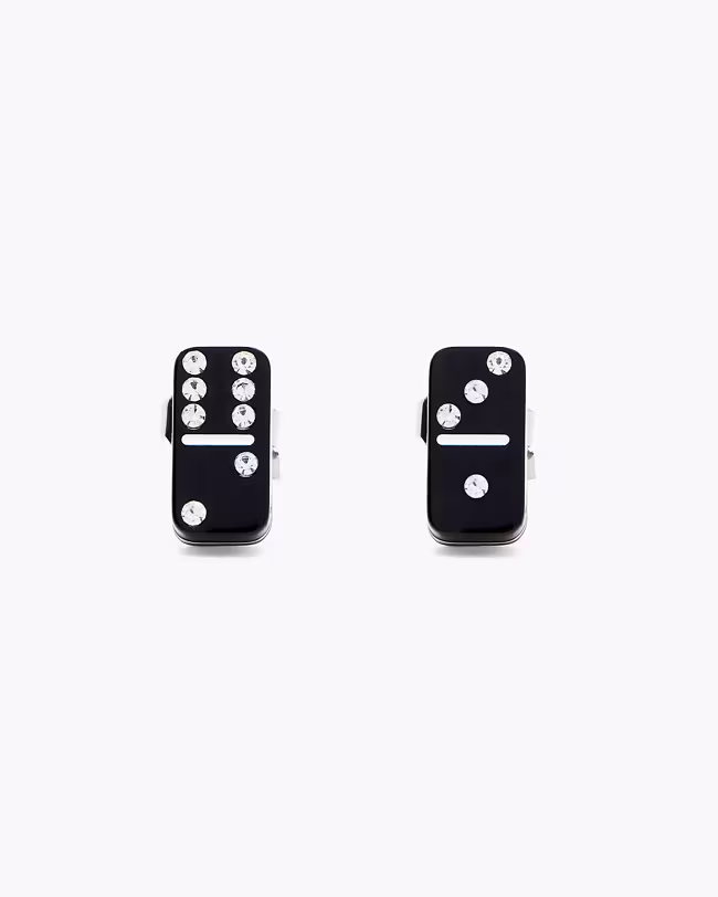 The Domino Stud Earrings - image 4