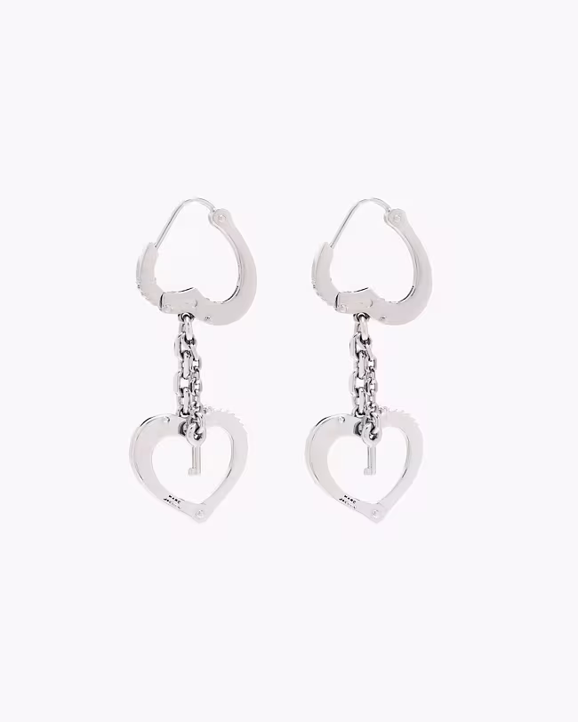 The Heart Handcuff Earrings
