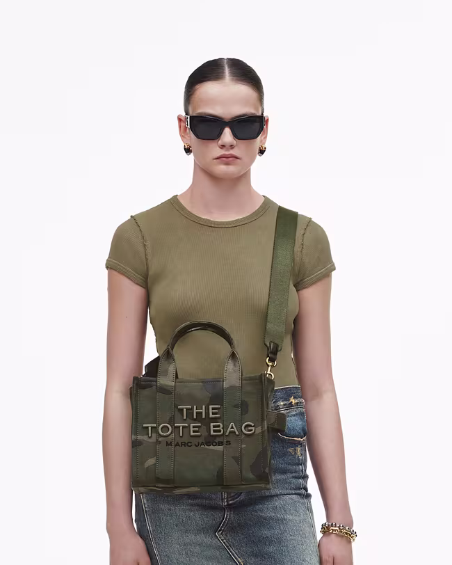The Camo Jacquard Small Tote Bag - image 2
