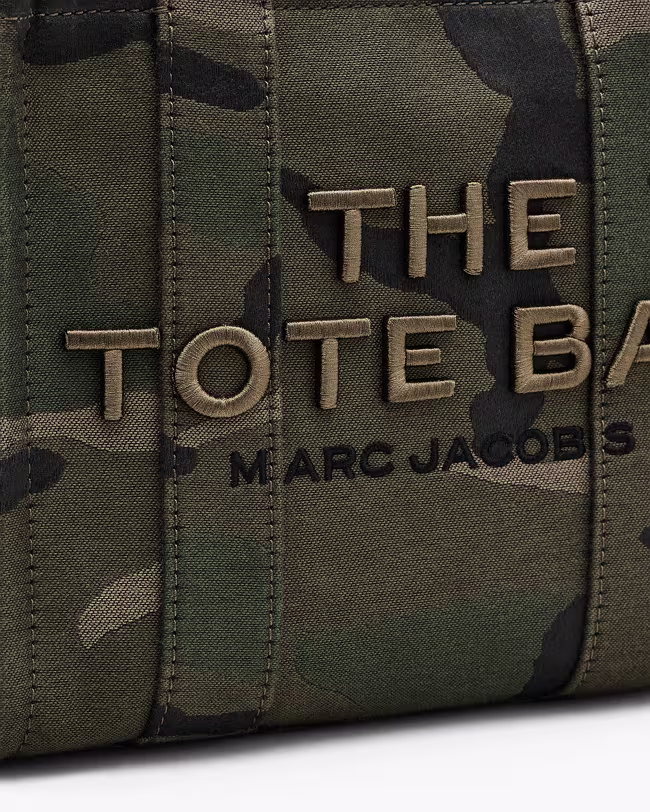The Camo Jacquard Small Tote Bag - image 4
