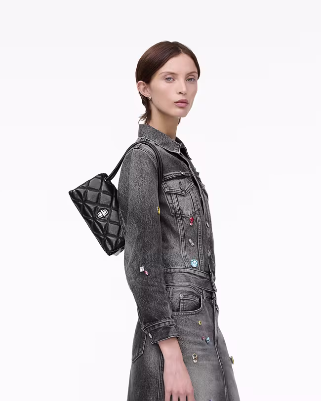The Quilted Mini Dual Shoulder Bag - image 2