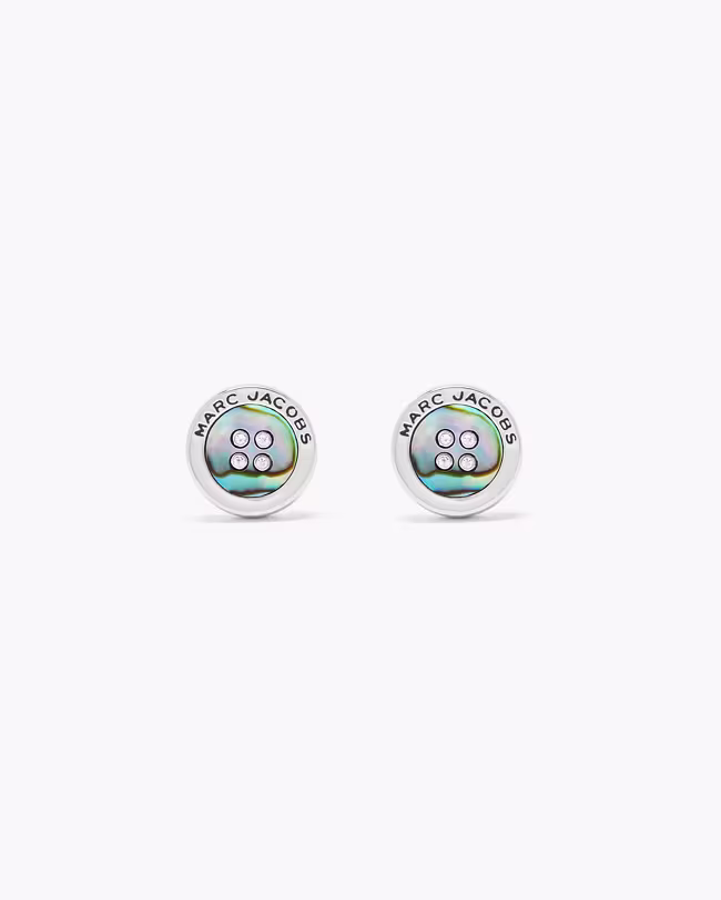 The Button Abalone Stud Earrings - image 4