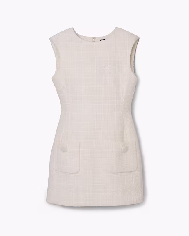 Sculptural Tweed Dress - image 2