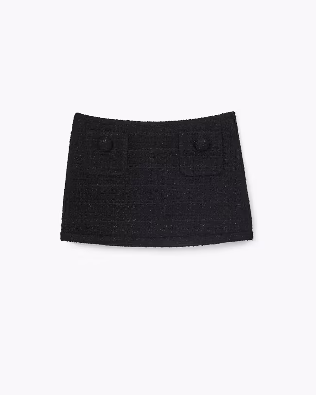 Tweed Mini Skirt - image 3