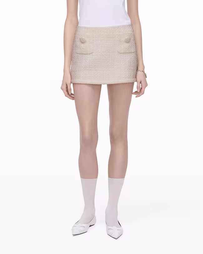Tweed Mini Skirt