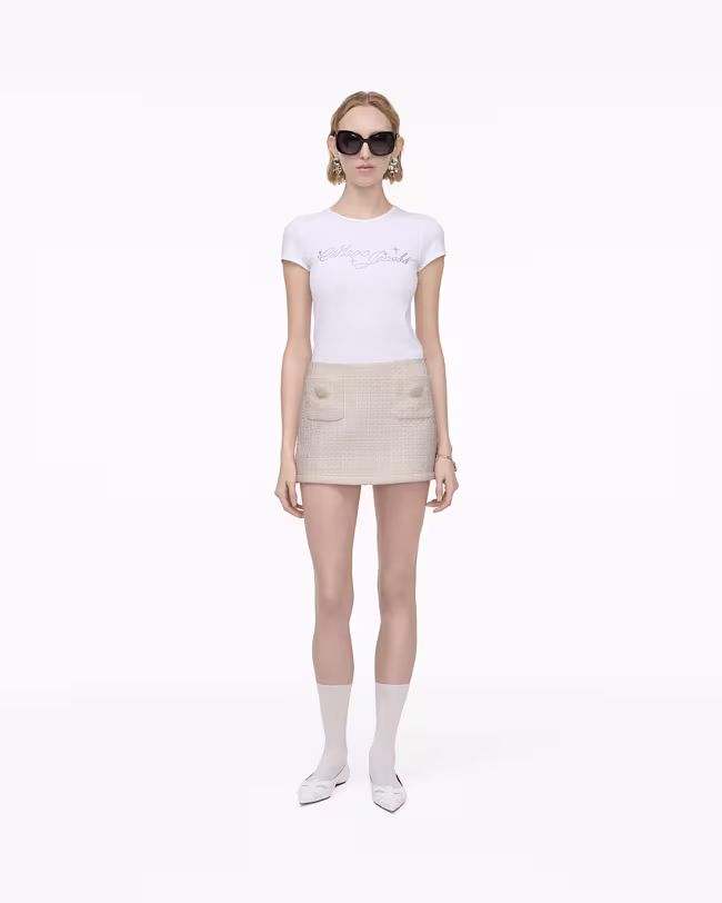 Tweed Mini Skirt - image 2