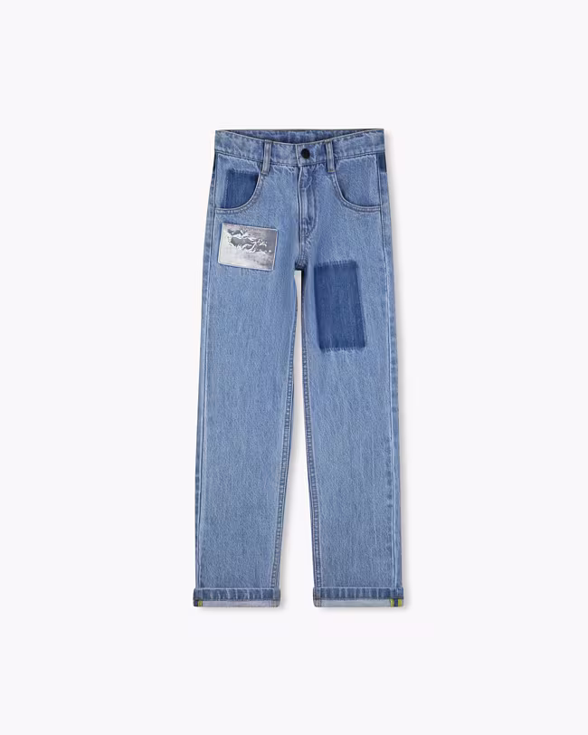 The Patchwork Denim Jeans